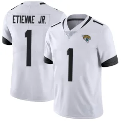 Men's Travis Etienne Jr. Jacksonville Jaguars No.1 Limited Vapor Untouchable Jersey - White