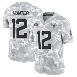 Men's Travis Hunter Jacksonville Jaguars No.12 Limited 2024 Salute to Service Jersey - Arctic Camo