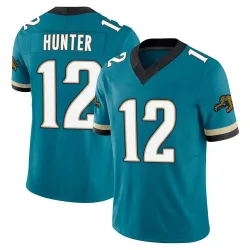 Men's Travis Hunter Jacksonville Jaguars No.12 Limited Prowler Throwback Vapor F.U.S.E. Jersey - Teal