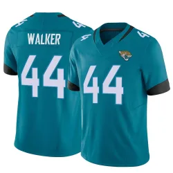 Men's Travon Walker Jacksonville Jaguars No.44 Limited Vapor F.U.S.E. Jersey - Teal