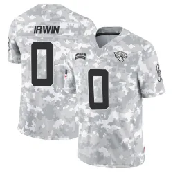 Men's Trenton Irwin Jacksonville Jaguars No.0 Limited 2024 Salute to Service Jersey - Arctic Camo