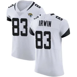 Men's Trenton Irwin Jacksonville Jaguars No.83 Elite Vapor Untouchable Road Jersey - White