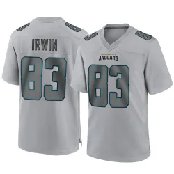 Men's Trenton Irwin Jacksonville Jaguars No.83 Game Atmosphere Fashion Jersey - Gray