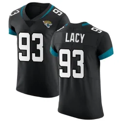 Men's Tyler Lacy Jacksonville Jaguars No.93 Elite Vapor Untouchable Jersey - Black