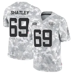 Men's Tyler Shatley Jacksonville Jaguars No.69 Limited 2024 Salute to Service Jersey - Arctic Camo