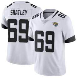 Men's Tyler Shatley Jacksonville Jaguars No.69 Limited Vapor Untouchable Jersey - White