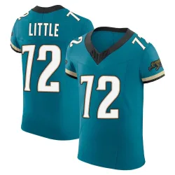 Men's Walker Little Jacksonville Jaguars No.72 Elite Prowler Throwback Vapor F.U.S.E. Jersey - Teal