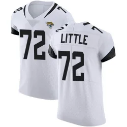 Men's Walker Little Jacksonville Jaguars No.72 Elite Vapor Untouchable Road Jersey - White