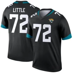 Men's Walker Little Jacksonville Jaguars No.72 Legend Jersey - Black
