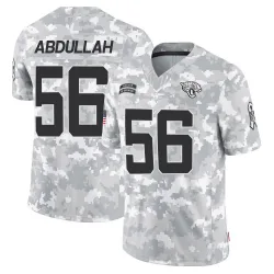 Men's Yasir Abdullah Jacksonville Jaguars No.56 Limited 2024 Salute to Service Jersey - Arctic Camo