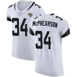 Men's Zech McPhearson Jacksonville Jaguars No.34 Elite Vapor Untouchable Road Jersey - White