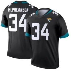 Men's Zech McPhearson Jacksonville Jaguars No.34 Legend Jersey - Black