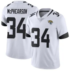 Men's Zech McPhearson Jacksonville Jaguars No.34 Limited Vapor Untouchable Jersey - White
