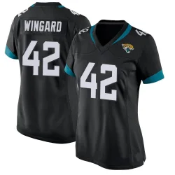 Women's Andrew Wingard Jacksonville Jaguars No.42 Game Jersey - Black