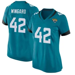 Women's Andrew Wingard Jacksonville Jaguars No.42 Game Jersey - Teal