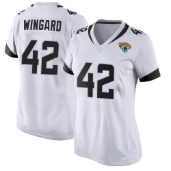 Women's Andrew Wingard Jacksonville Jaguars No.42 Game Jersey - White