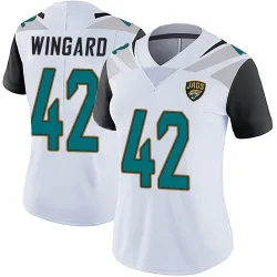 Women's Andrew Wingard Jacksonville Jaguars No.42 Limited Vapor Untouchable Jersey - White