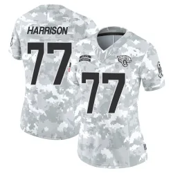 Women's Anton Harrison Jacksonville Jaguars No.77 Limited 2024 Salute to Service Jersey - Arctic Camo