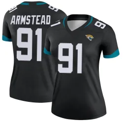 Women's Arik Armstead Jacksonville Jaguars No.91 Legend Jersey - Black