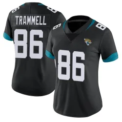 Women's Austin Trammell Jacksonville Jaguars No.86 Limited Vapor Untouchable Jersey - Black