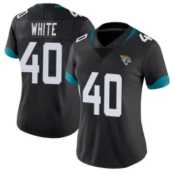 Women's Aydan White Jacksonville Jaguars No.40 Limited Vapor Untouchable Jersey - Black