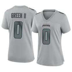 Women's BJ Green II Jacksonville Jaguars No.0 Game Atmosphere Fashion Jersey - Gray