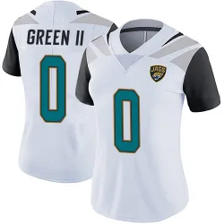 Women's BJ Green II Jacksonville Jaguars No.0 Limited Vapor Untouchable Jersey - White