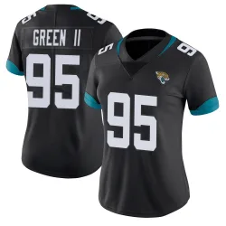 Women's BJ Green II Jacksonville Jaguars No.95 Limited Vapor Untouchable Jersey - Black