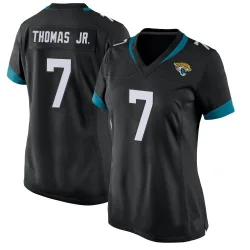 Women's Brian Thomas Jr. Jacksonville Jaguars No.7 Game Jersey - Black