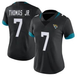 Women's Brian Thomas Jr. Jacksonville Jaguars No.7 Limited Vapor Untouchable Jersey - Black