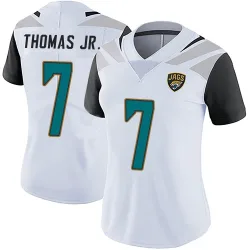 Women's Brian Thomas Jr. Jacksonville Jaguars No.7 Limited Vapor Untouchable Jersey - White