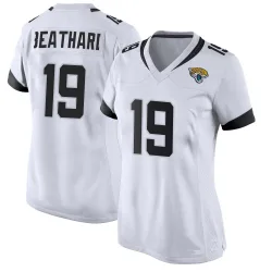 Women's C.J. Beathard Jacksonville Jaguars No.19 Game Jersey - White