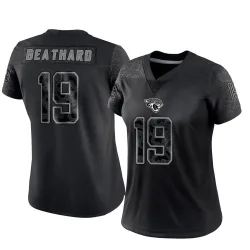 Women's C.J. Beathard Jacksonville Jaguars No.19 Limited Reflective Jersey - Black