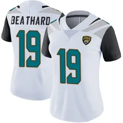 Women's C.J. Beathard Jacksonville Jaguars No.19 Limited Vapor Untouchable Jersey - White