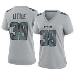 Women's Cam Little Jacksonville Jaguars No.39 Game Atmosphere Fashion Jersey - Gray