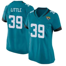 Women's Cam Little Jacksonville Jaguars No.39 Game Jersey - Teal