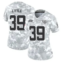 Women's Cam Little Jacksonville Jaguars No.39 Limited 2024 Salute to Service Jersey - Arctic Camo