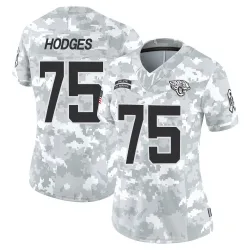Women's Cooper Hodges Jacksonville Jaguars No.75 Limited 2024 Salute to Service Jersey - Arctic Camo