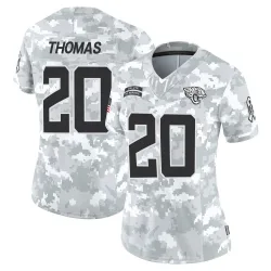 Women's Daniel Thomas Jacksonville Jaguars No.20 Limited 2024 Salute to Service Jersey - Arctic Camo