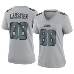 Women's Darius Lassiter Jacksonville Jaguars No.88 Game Atmosphere Fashion Jersey - Gray