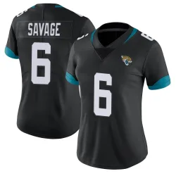 Women's Darnell Savage Jacksonville Jaguars No.6 Limited Vapor Untouchable Jersey - Black