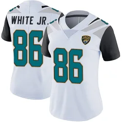Women's David White Jr. Jacksonville Jaguars No.86 Limited Vapor Untouchable Jersey - White