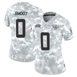 Women's Dawuane Smoot Jacksonville Jaguars No.0 Limited 2024 Salute to Service Jersey - Arctic Camo