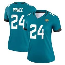 Women's De'Antre Prince Jacksonville Jaguars No.24 Legend Jersey - Teal