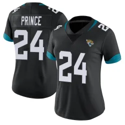 Women's De'Antre Prince Jacksonville Jaguars No.24 Limited Vapor Untouchable Jersey - Black