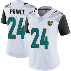 Women's De'Antre Prince Jacksonville Jaguars No.24 Limited Vapor Untouchable Jersey - White