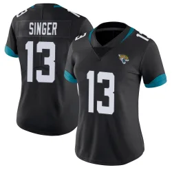 Women's Dorian Singer Jacksonville Jaguars No.13 Limited Vapor Untouchable Jersey - Black