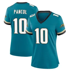 Women's Eli Pancol Jacksonville Jaguars No.10 Game Prowler Throwback Jersey - Teal