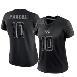 Women's Eli Pancol Jacksonville Jaguars No.10 Limited Reflective Jersey - Black