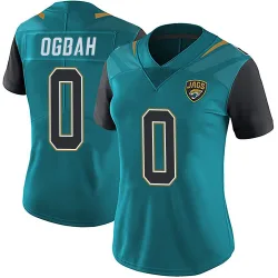 Women's Emmanuel Ogbah Jacksonville Jaguars No.0 Limited Vapor Untouchable Team Color Jersey - Teal